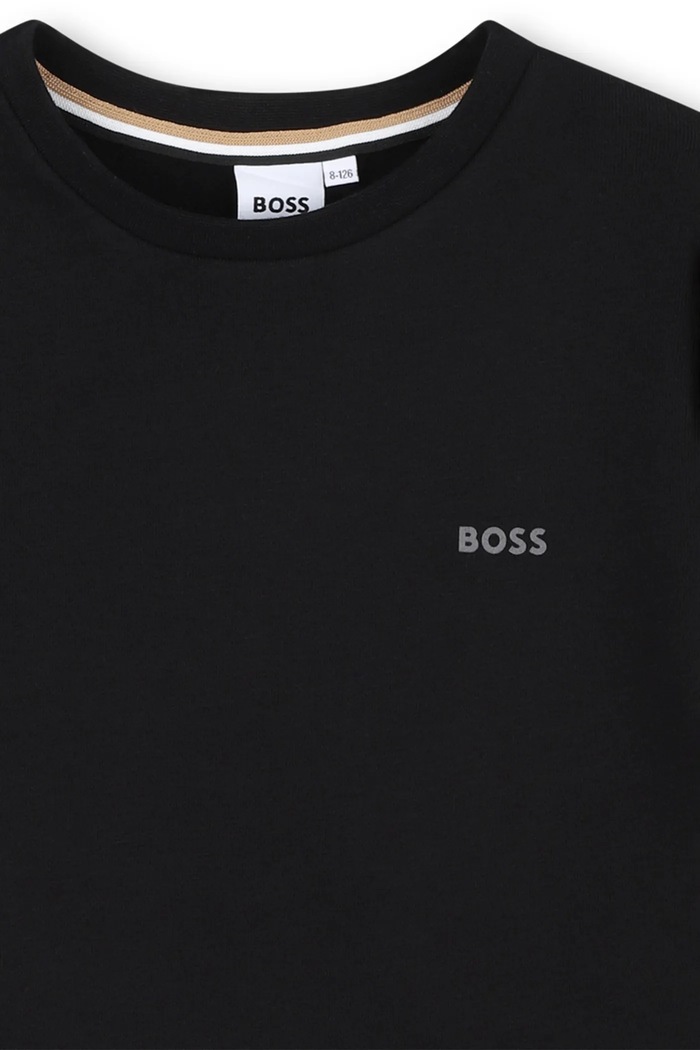Момче Детски суичър BOSS J52348.114.150 черен