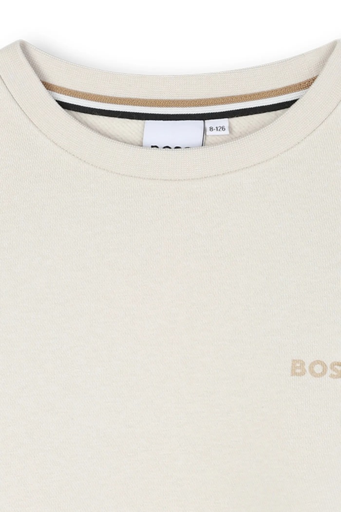 Момче Детски суичър BOSS J52348.162.174 бежов