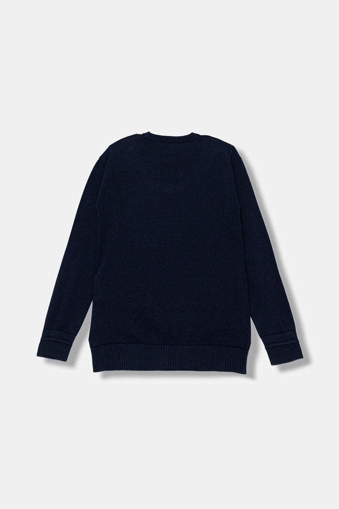 Dětský bavlněný svetr United Colors of Benetton 120YC108S.G.seasonal námořnická modř AW25