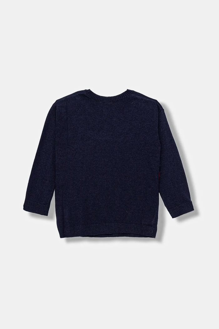United Colors of Benetton sweter z domieszką wełny dziecięcy 1041H102X.P.seasonal granatowy AW25