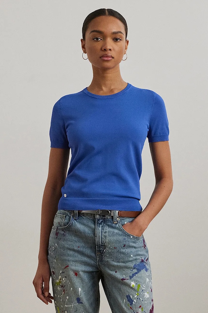 Πουλόβερ Lauren Ralph Lauren άλλο μπλε 200971135