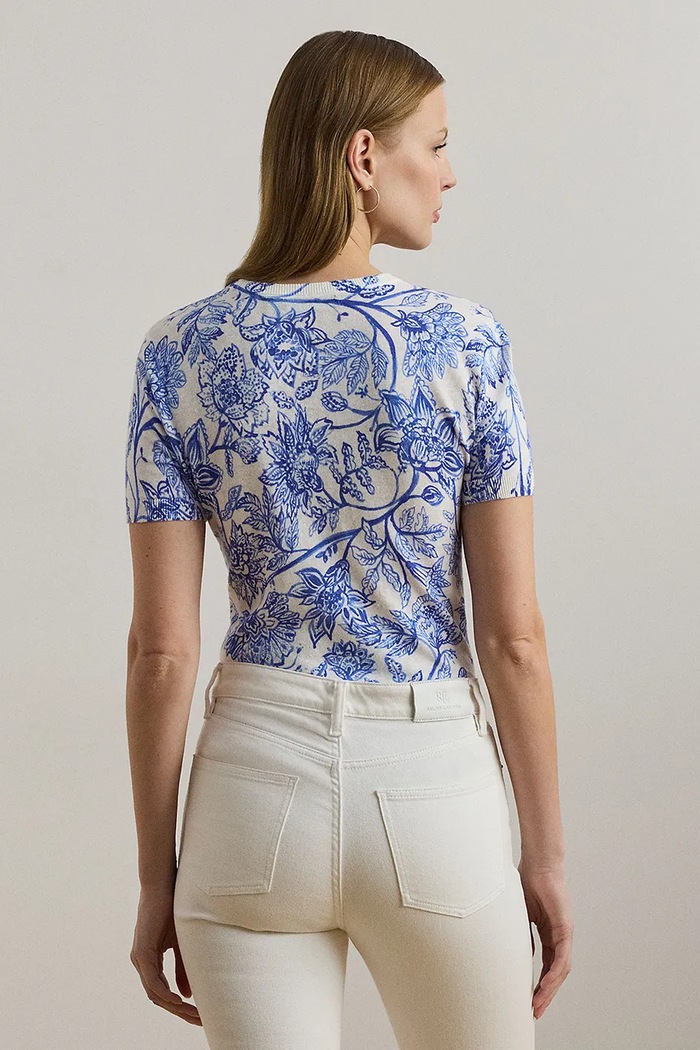 Lauren Ralph Lauren pulover din in 200971168 alb AW25
