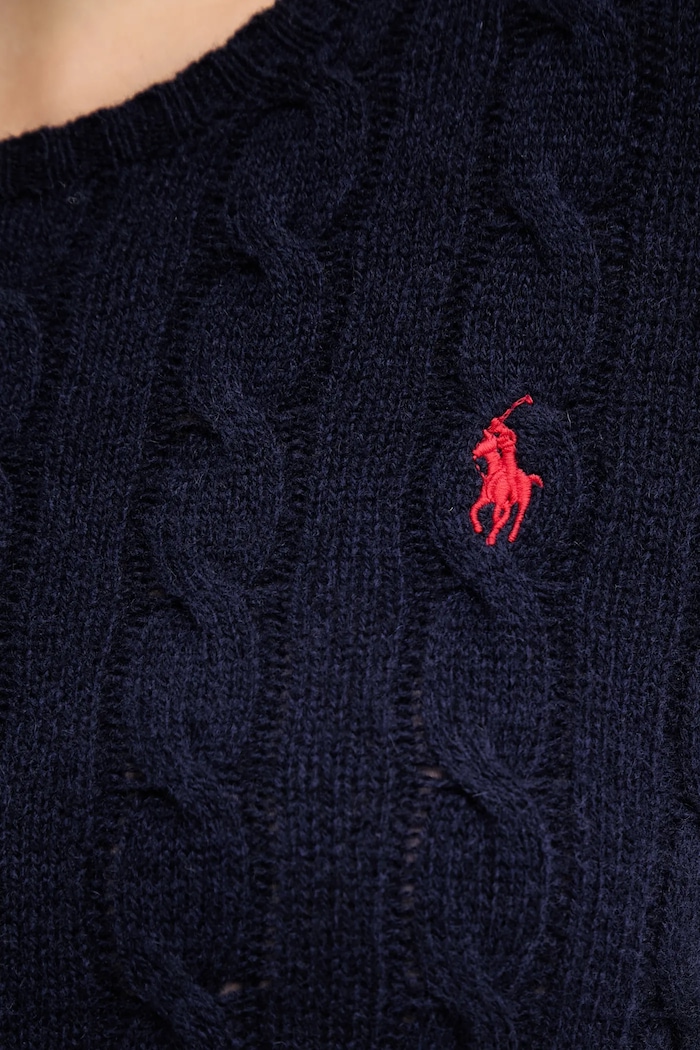 Polo Ralph Lauren maglione da donna con misto cashmere 211971865 blu navy