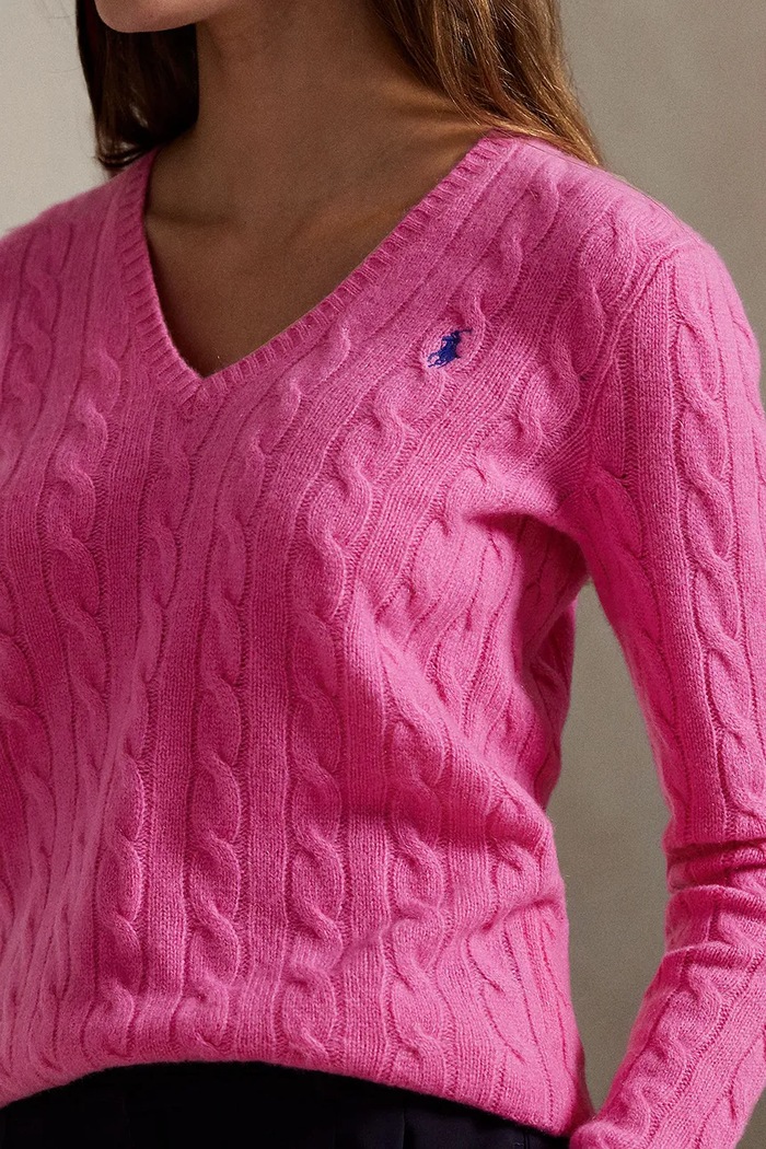 Polo Ralph Lauren sweter damski wełniany różowy 211971866