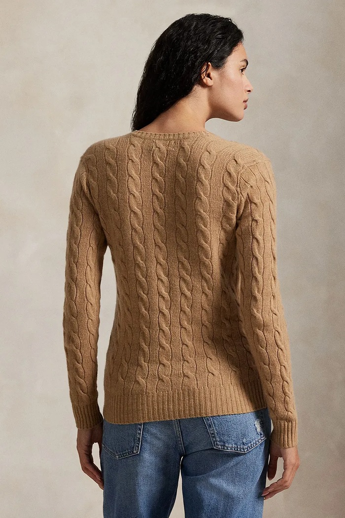 Polo Ralph Lauren sveter dámsky vlnený 211971866 béžová AW25