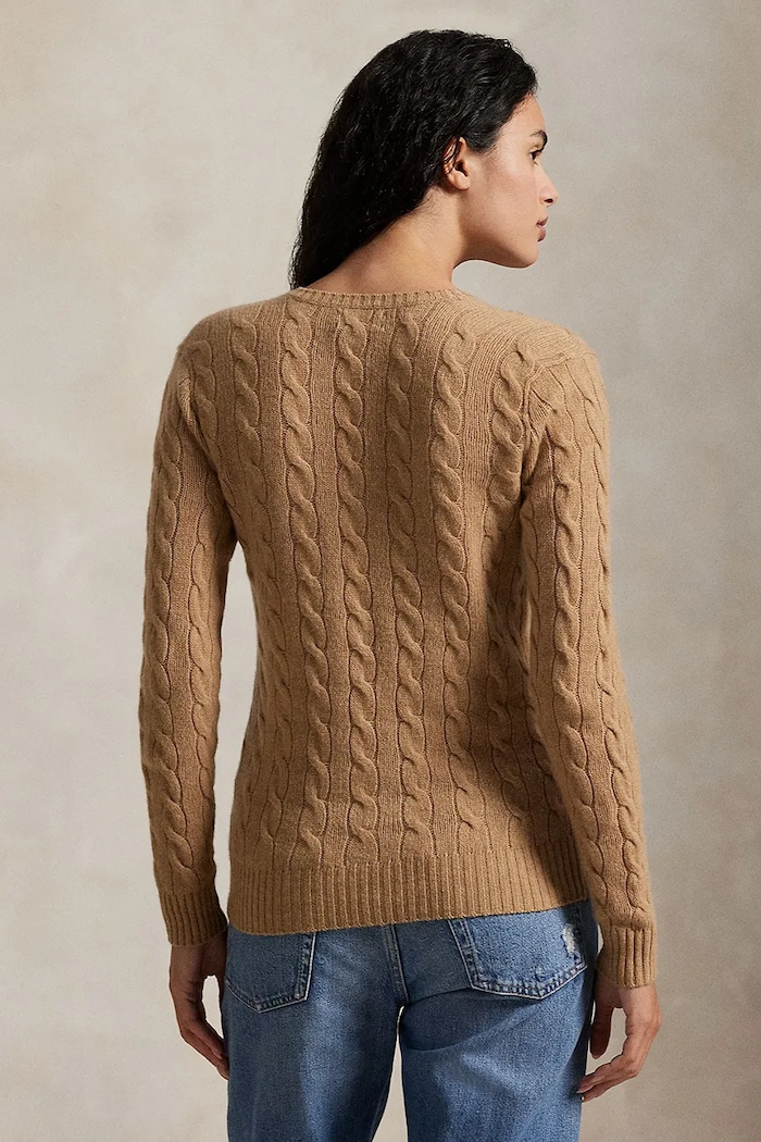 Polo Ralph Lauren sveter dámsky vlnený 211971866 béžová AW25