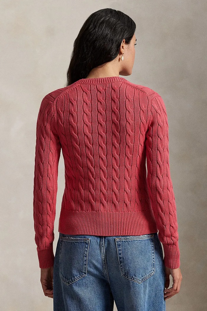 Polo Ralph Lauren kardigan dámský bavlněný 211971868 červená AA00
