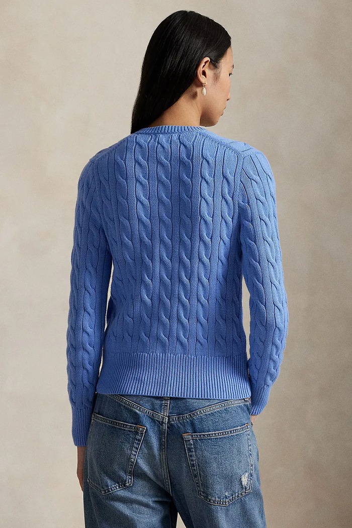 Polo Ralph Lauren kardigan dámský bavlněný 211971868 modrá AA00