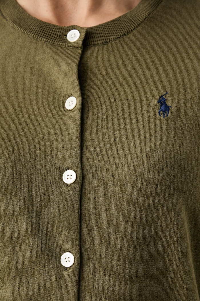 Polo Ralph Lauren Ζακέτα Βαμβακερή Γυναικεία 211971871 πράσινο