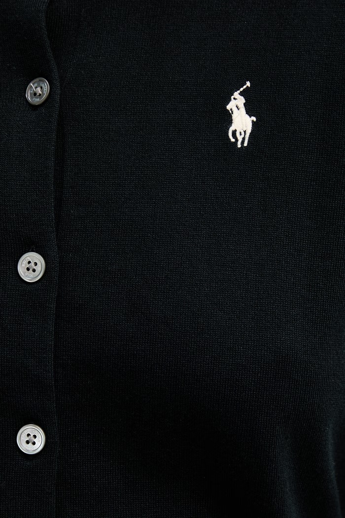 Polo Ralph Lauren ζακέτα με βαμβάκι Γυναικεία 211971871 μαύρο