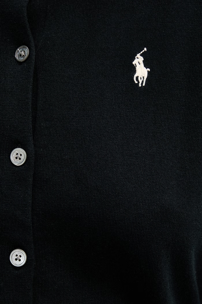 Polo Ralph Lauren ζακέτα με βαμβάκι Γυναικεία 211971871 μαύρο