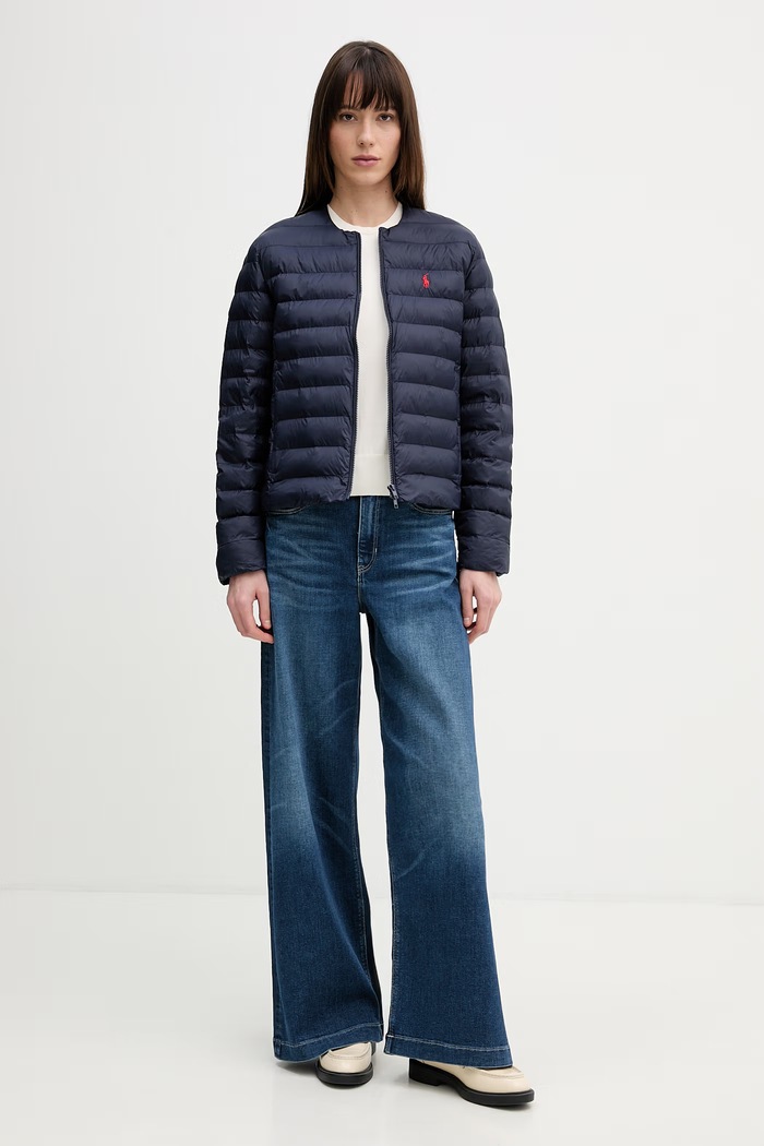 Polo Ralph Lauren sveter s krátkym rukávom dámsky s bavlnou 211971872 béžová SS26