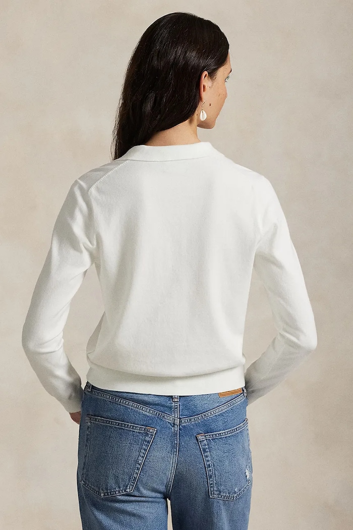 Polo Ralph Lauren cardigan 211972110 alb SS26