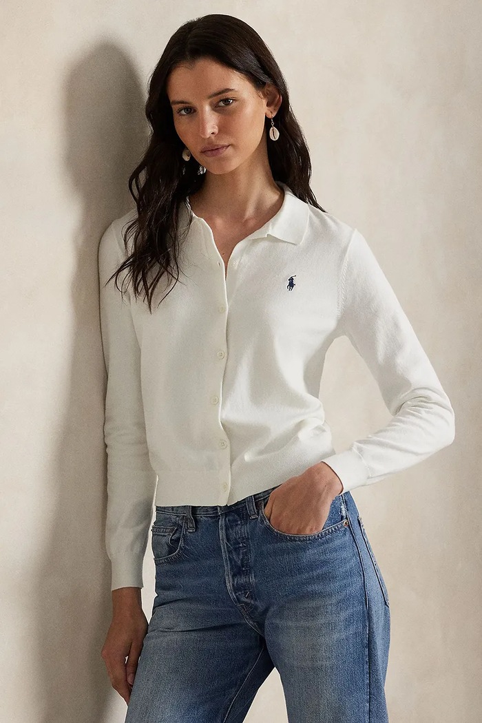 Polo Ralph Lauren cardigan 211972110 alb