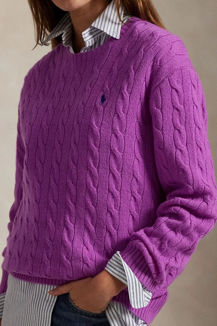 Pulover Polo Ralph Lauren ljubičasta 211972115