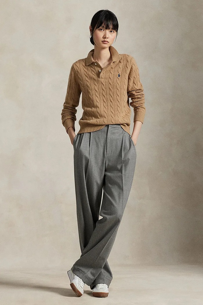Oblečení Vlněný svetr Polo Ralph Lauren 211972132 béžová