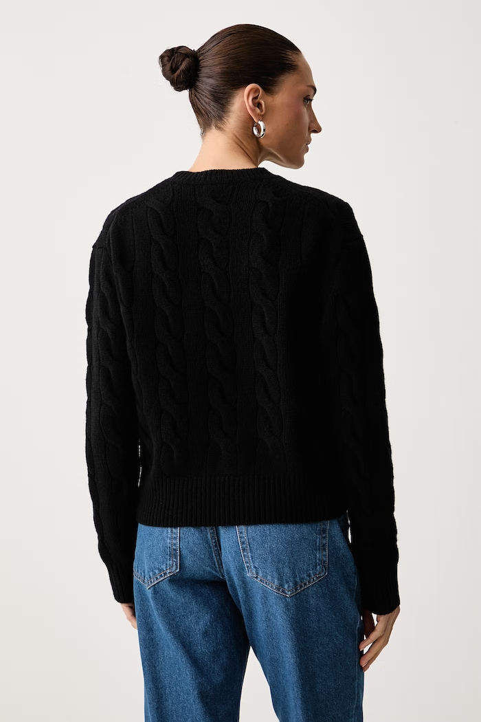 Odzież Polo Ralph Lauren Sweter damski wełniany 211A91216 czarny
