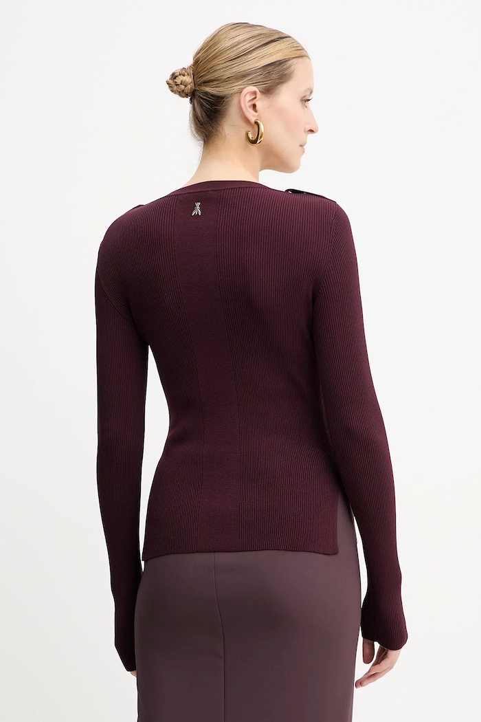 Oblačila Pulover Patrizia Pepe 8K0328.K280 bordo