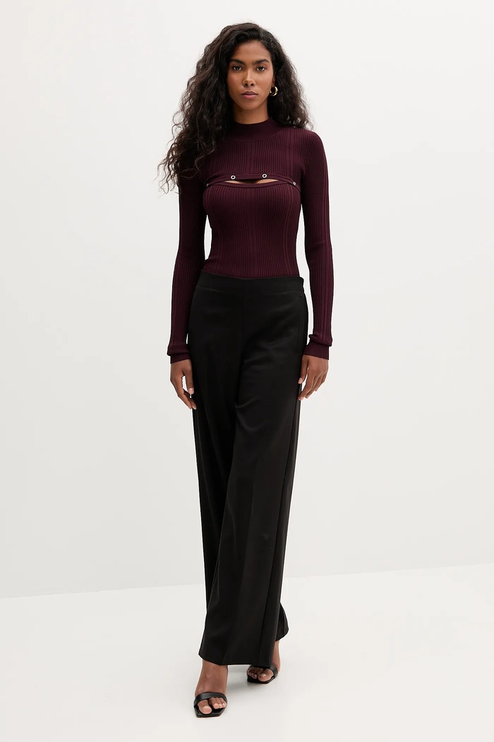 Πουλόβερ Patrizia Pepe 8K0329.K280 μωβ AW25
