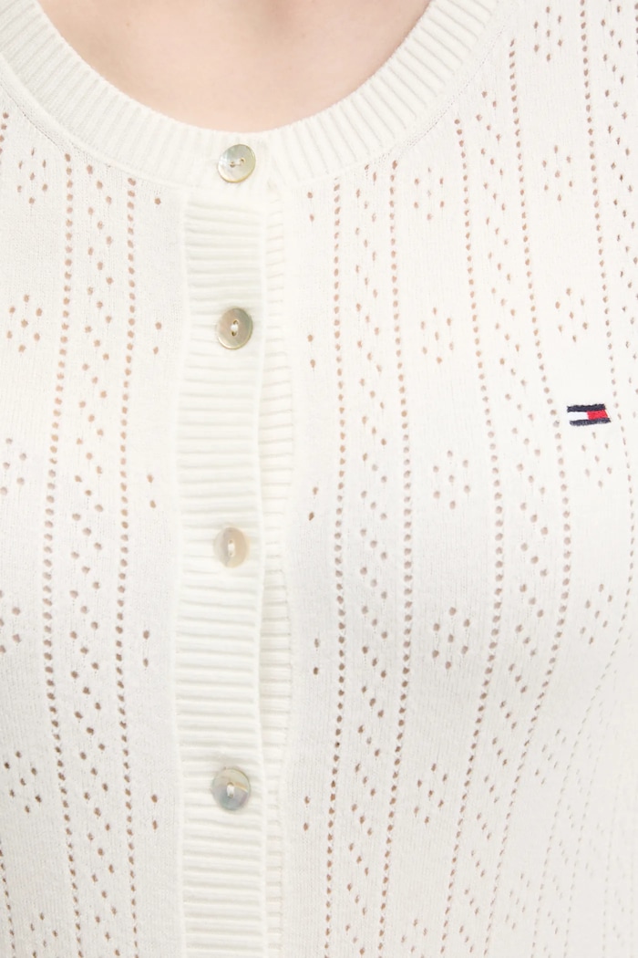 Kardigan Tommy Jeans DW0DW20966 béžová