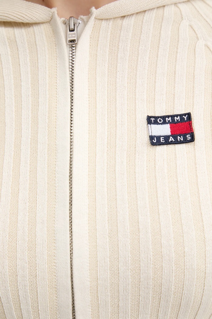 Kardigan Tommy Jeans DW0DW20974 béžová
