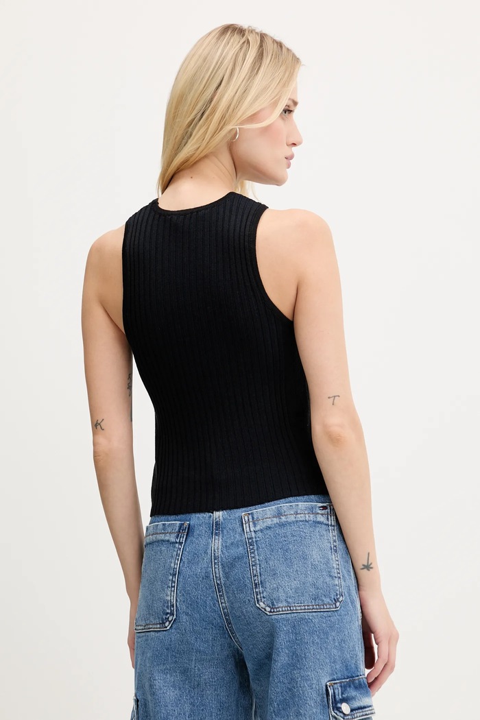 Ρούχα Top Tommy Jeans DW0DW20975 μαύρο
