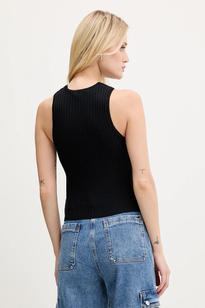 Ρούχα Top Tommy Jeans DW0DW20975 μαύρο