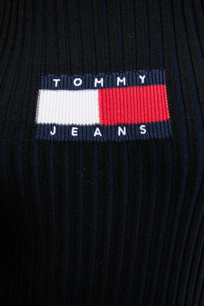 Top Tommy Jeans μαύρο DW0DW20975