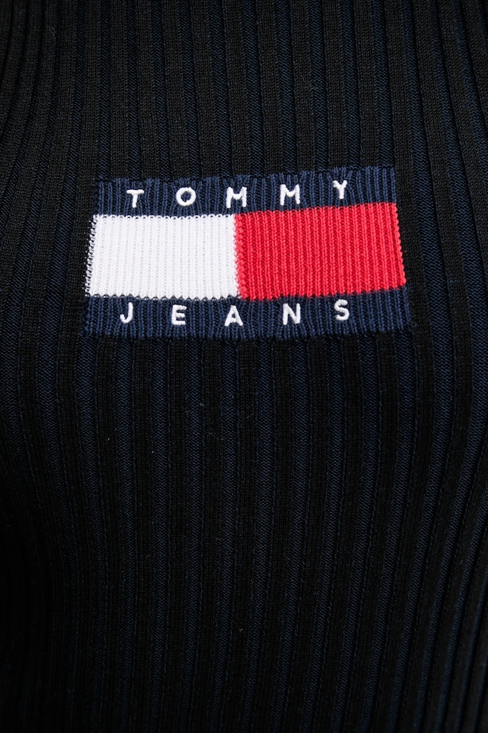 Top Tommy Jeans μαύρο DW0DW20975