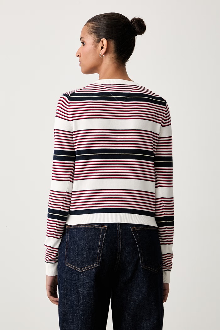 Odzież Tommy Jeans kardigan damski bawełniany DW0DW20976 beżowy