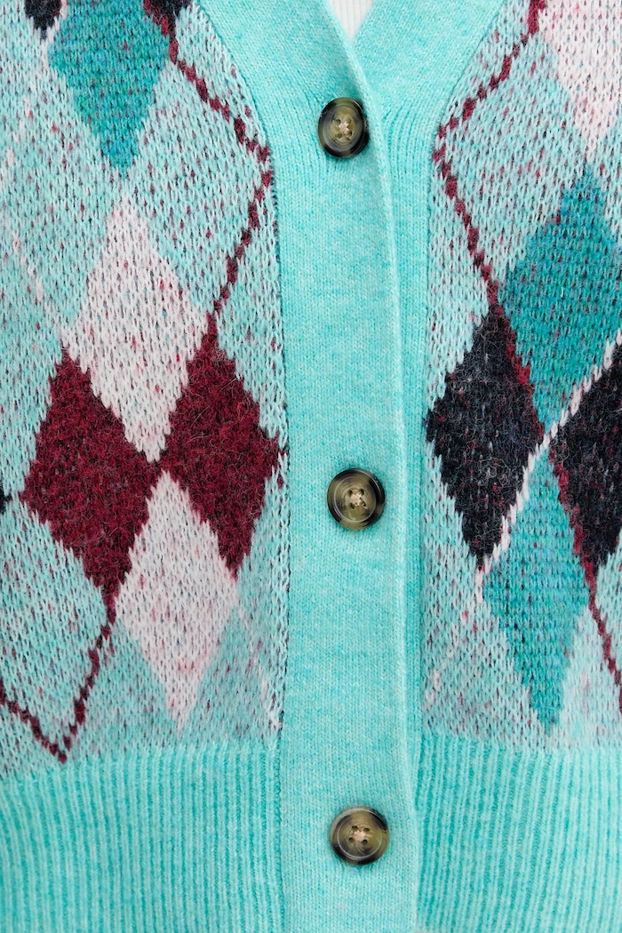 Tommy Jeans kardigán DW0DW21180 türkiz