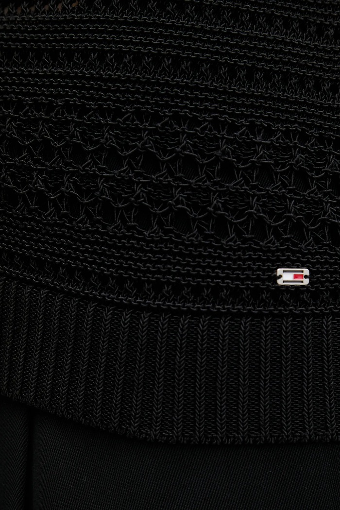 Tommy Hilfiger top WW0WW45647 negru