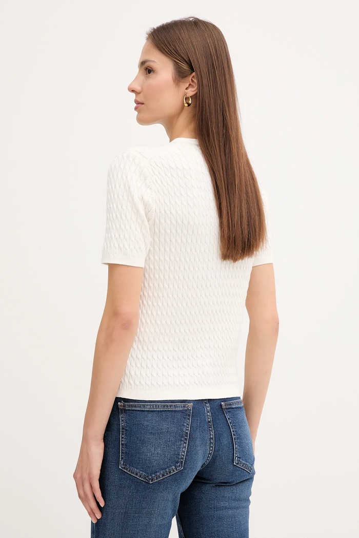 Odzież Tommy Hilfiger kardigan bawełniany WW0WW45707 beżowy