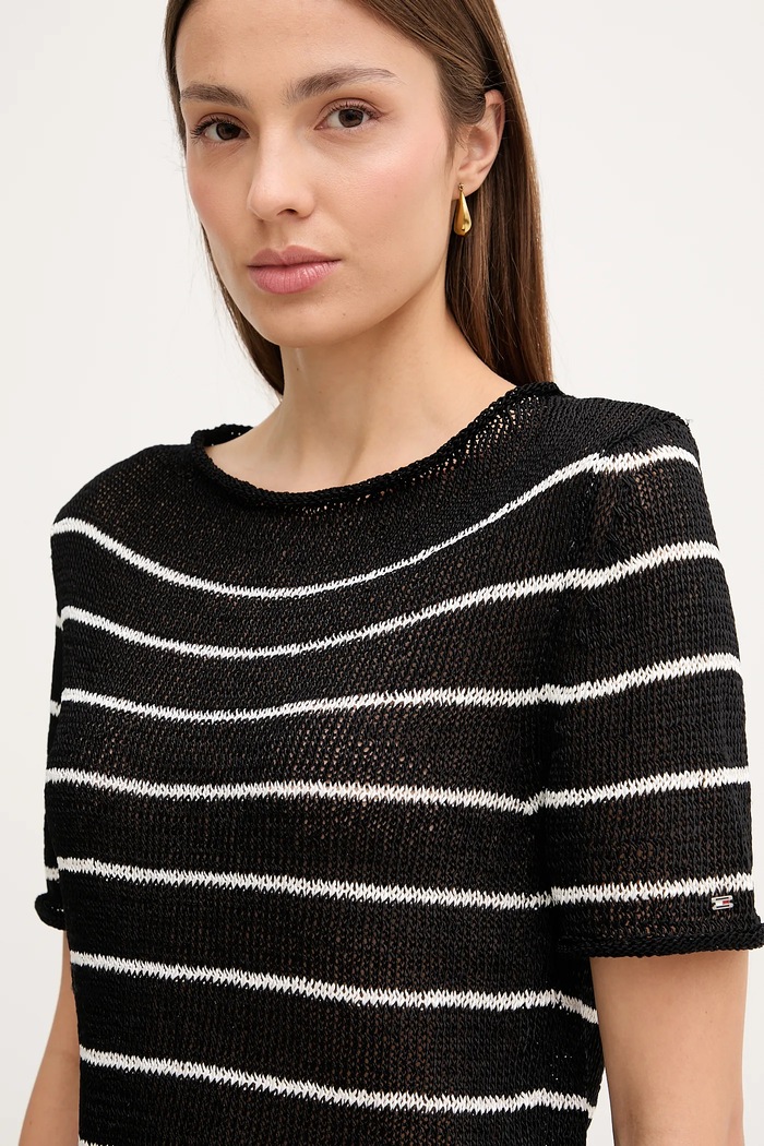 Tommy Hilfiger tricou negru WW0WW46522