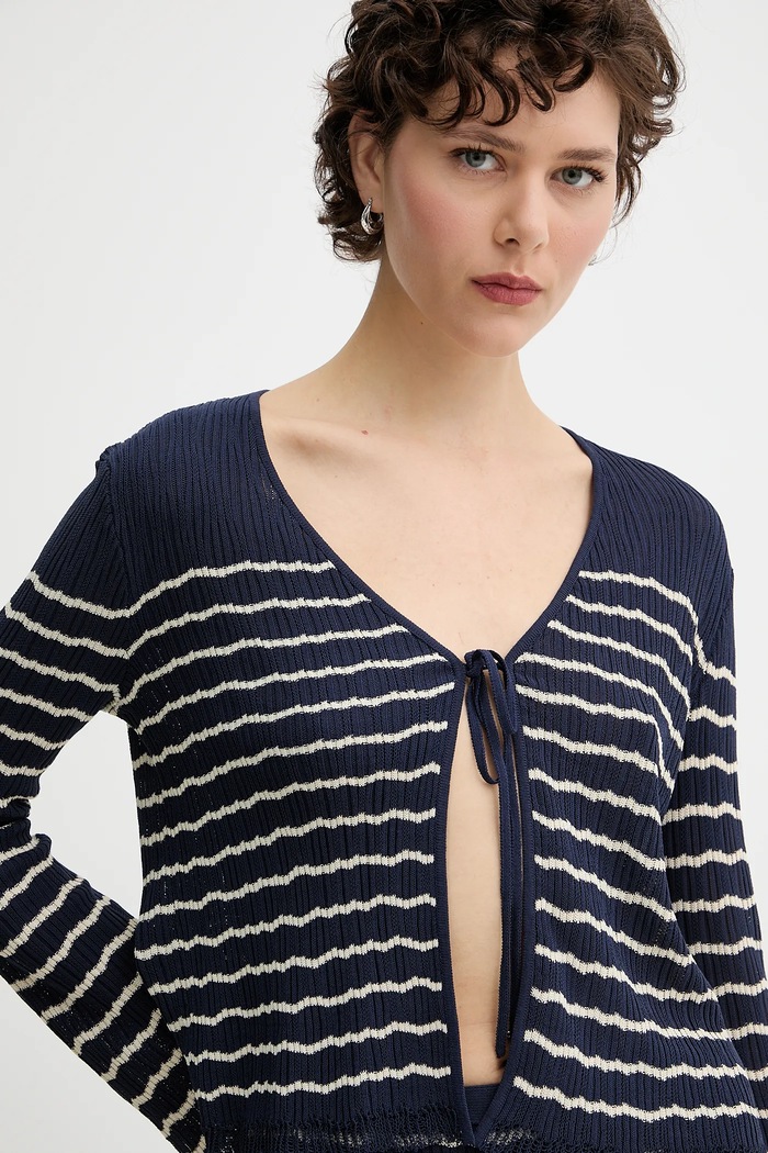Kardigan Rag & Bone námořnická modř WAS25P023UG23