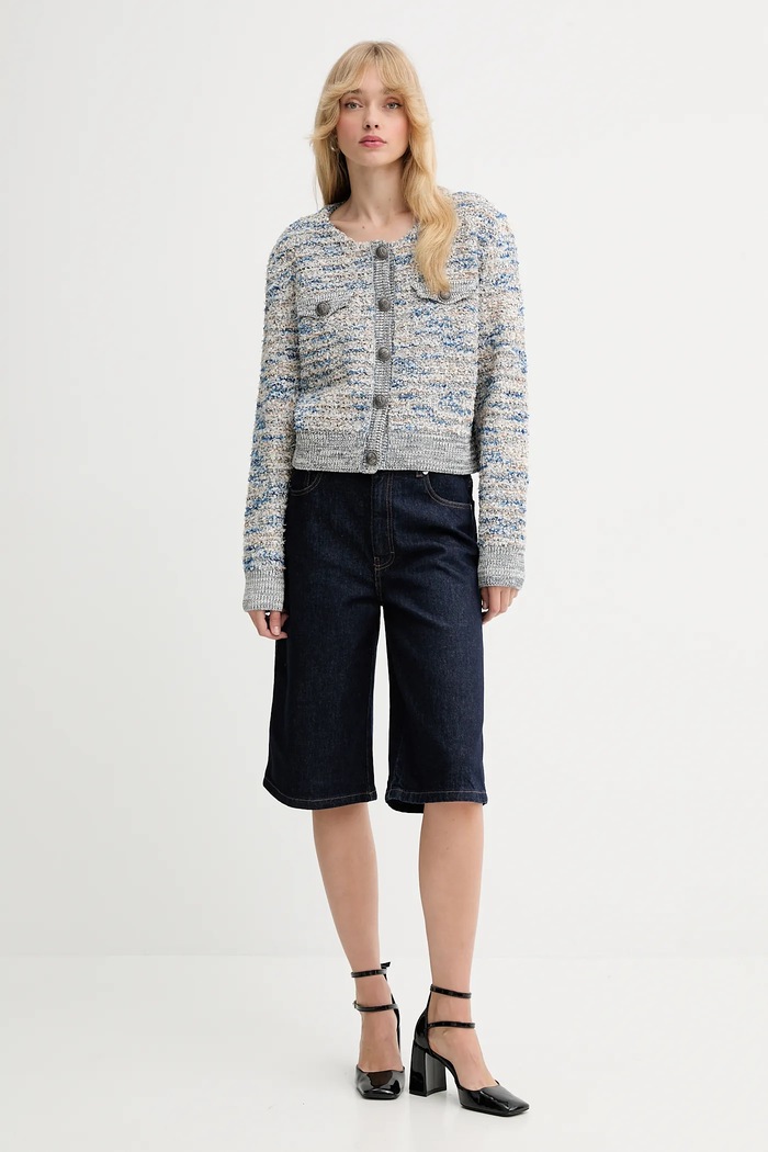 Gestuz cardigan 10910345 albastru AW25