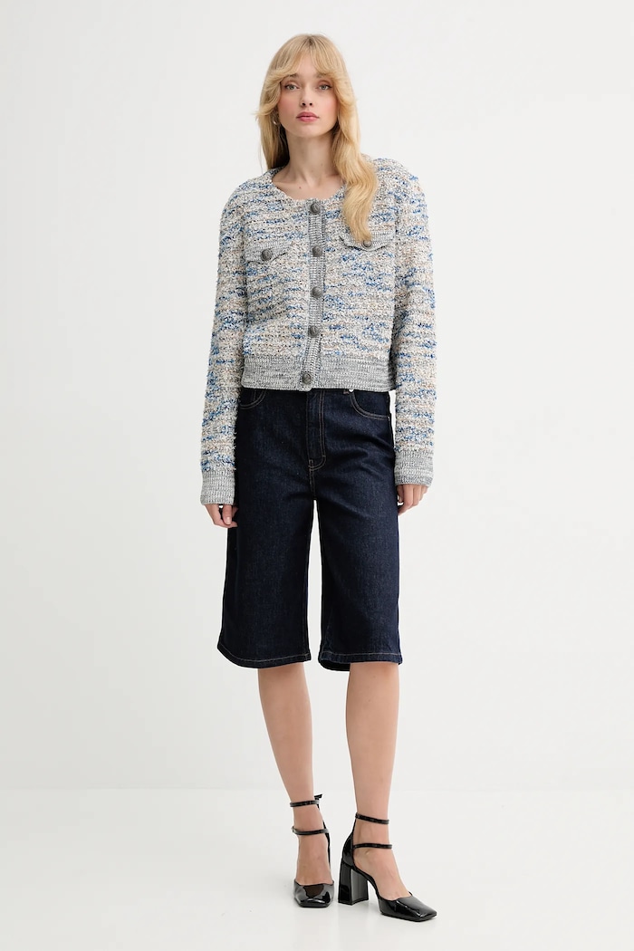 Gestuz cardigan 10910345 albastru AW25