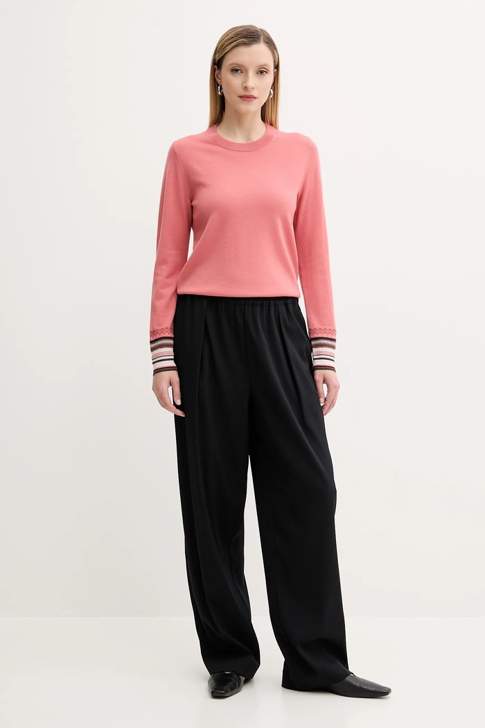 Vlněný svetr PS Paul Smith W2R.577N.T31327 oranžová AW25