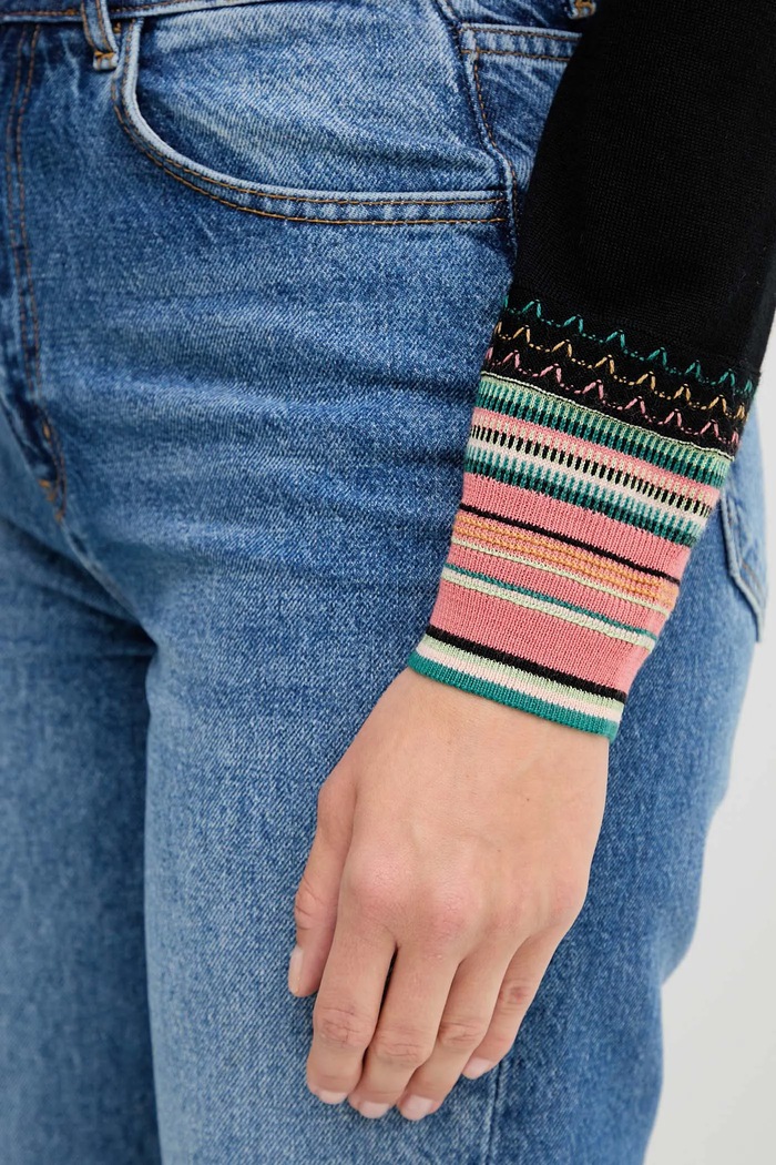 Volnen pulover PS Paul Smith W2R.577N.T31327 črna