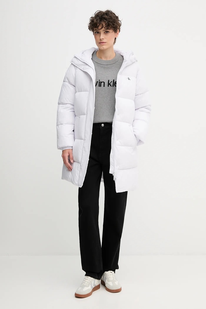 Bavlněný svetr Calvin Klein Jeans LV047C311G šedá AW25
