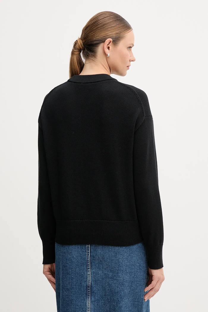 Oblečenie Bavlnený sveter Calvin Klein Jeans LV047C311G čierna