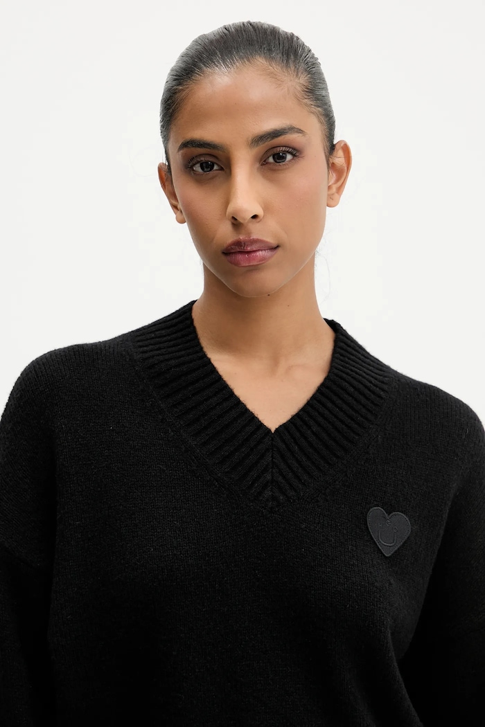 Pulover de lână Scutie_B HUGO Blue 50543059 negru
