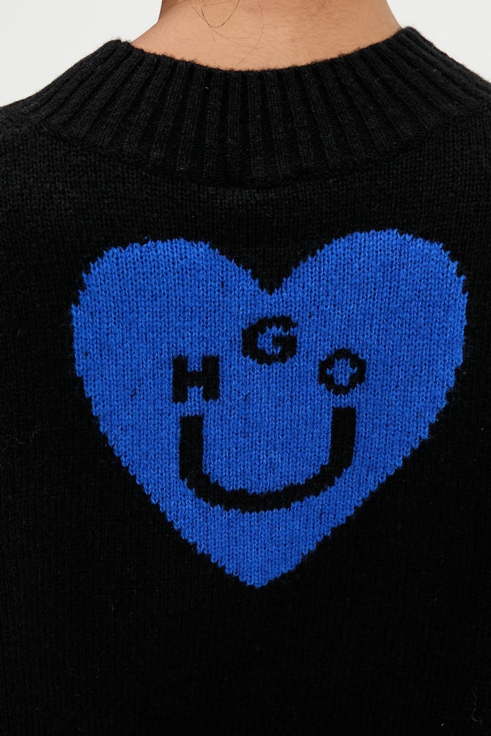 HUGO Blue Pulover de lână Scutie_B 50543059