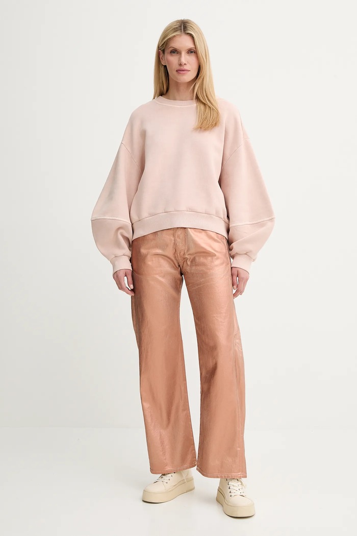 G-Star pamut melegítőfelső D26361.D993 narancssárga AW25