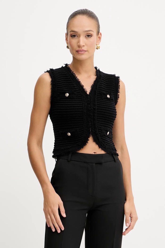 Guess Kamizelka MALINA czarny W5YR58.Z0201