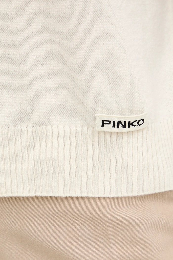 Pinko polo din lână 105450.A2Q9 bej