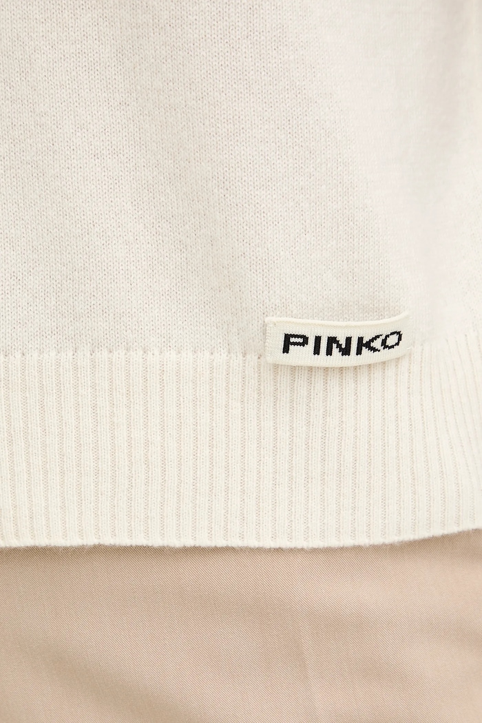 Pinko polo din lână 105450.A2Q9 bej