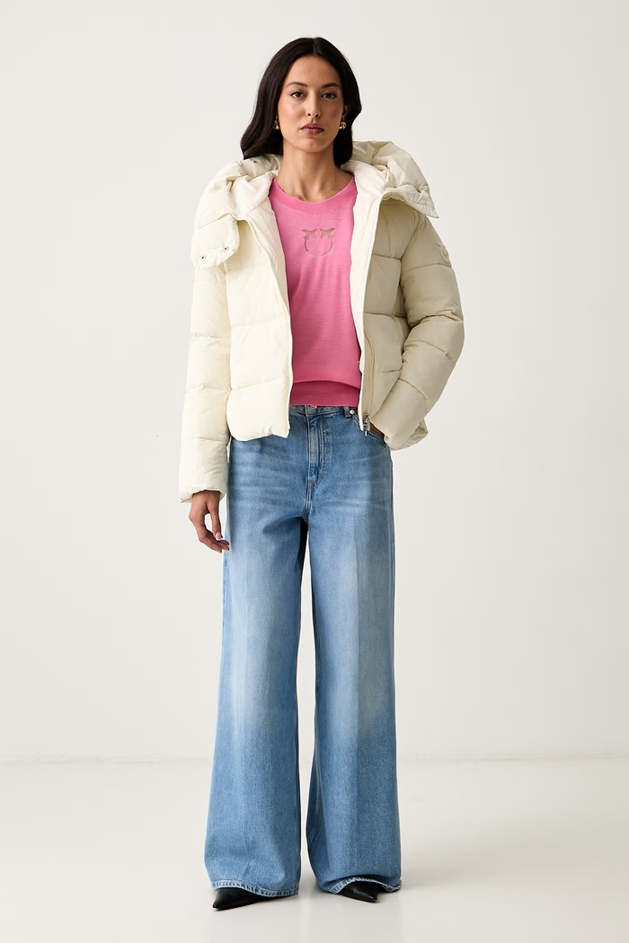 Pinko pulover pentru femei cu lână 105417.A18M roz AW25