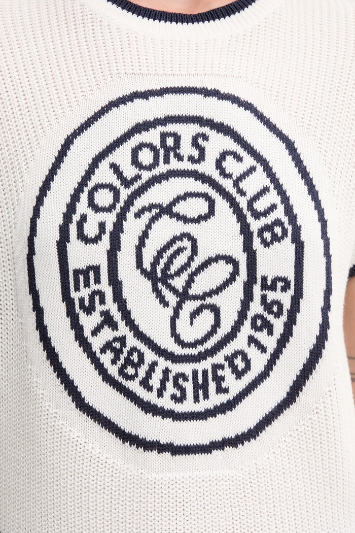 United Colors of Benetton kamizelka bawełniana 1494E10EH biały