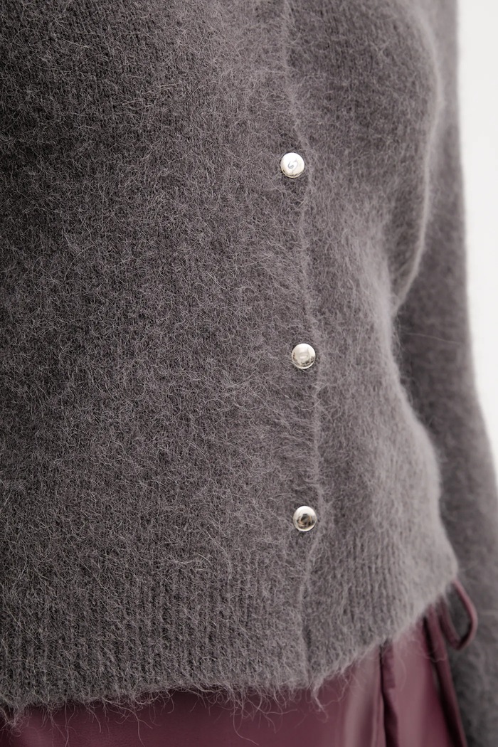 OUI cardigan de lână 94143 gri
